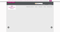 Desktop Screenshot of crowneplazamadridairport.com